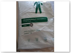 Microporous Coverall CAT3 Type 5-6