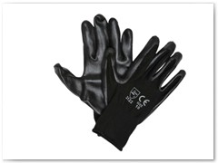 Black Builders Gloves