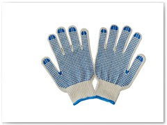 Polka Dot Cotton Gloves